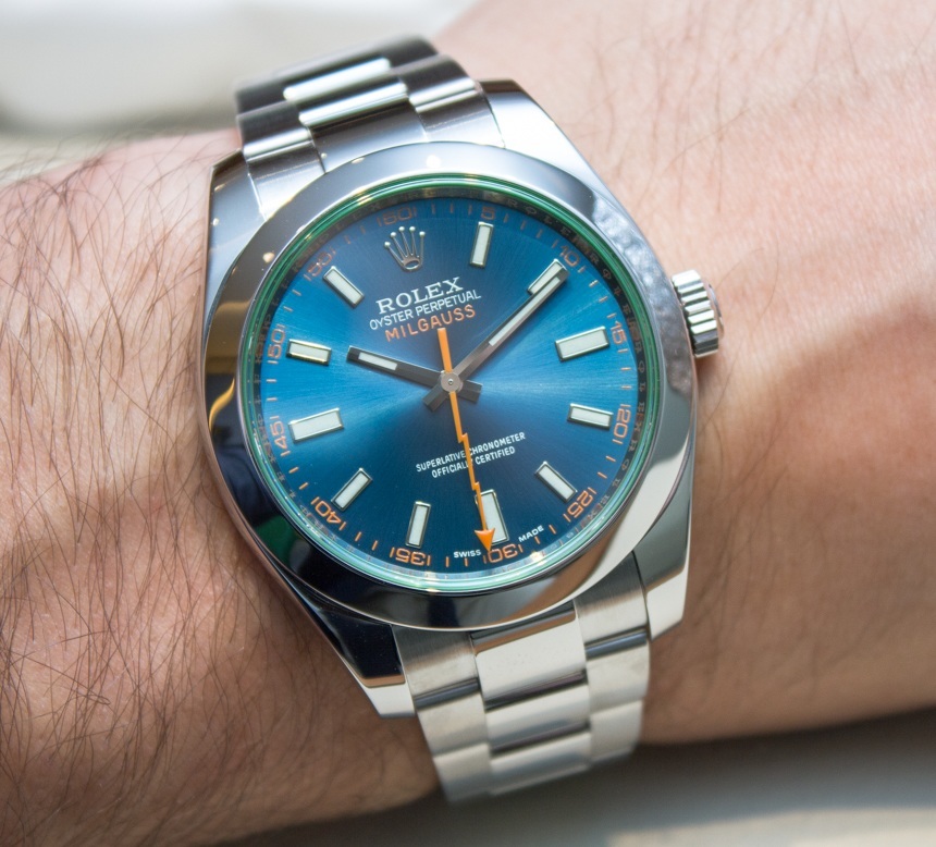 Обзор часов Rolex Milgauss Z Blue Dial 